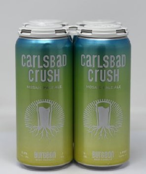 Burgeon Beer Co. Carlsbad Crush, Mosaic Pale Ale